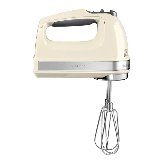 KitchenAid 9 Speed Hand Mixer Almond Cream 5KHM9212EAC.
