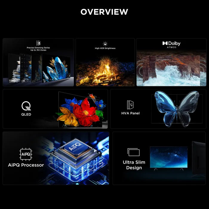TCL 65-Inch Mini LED Google TV-65C6KS.