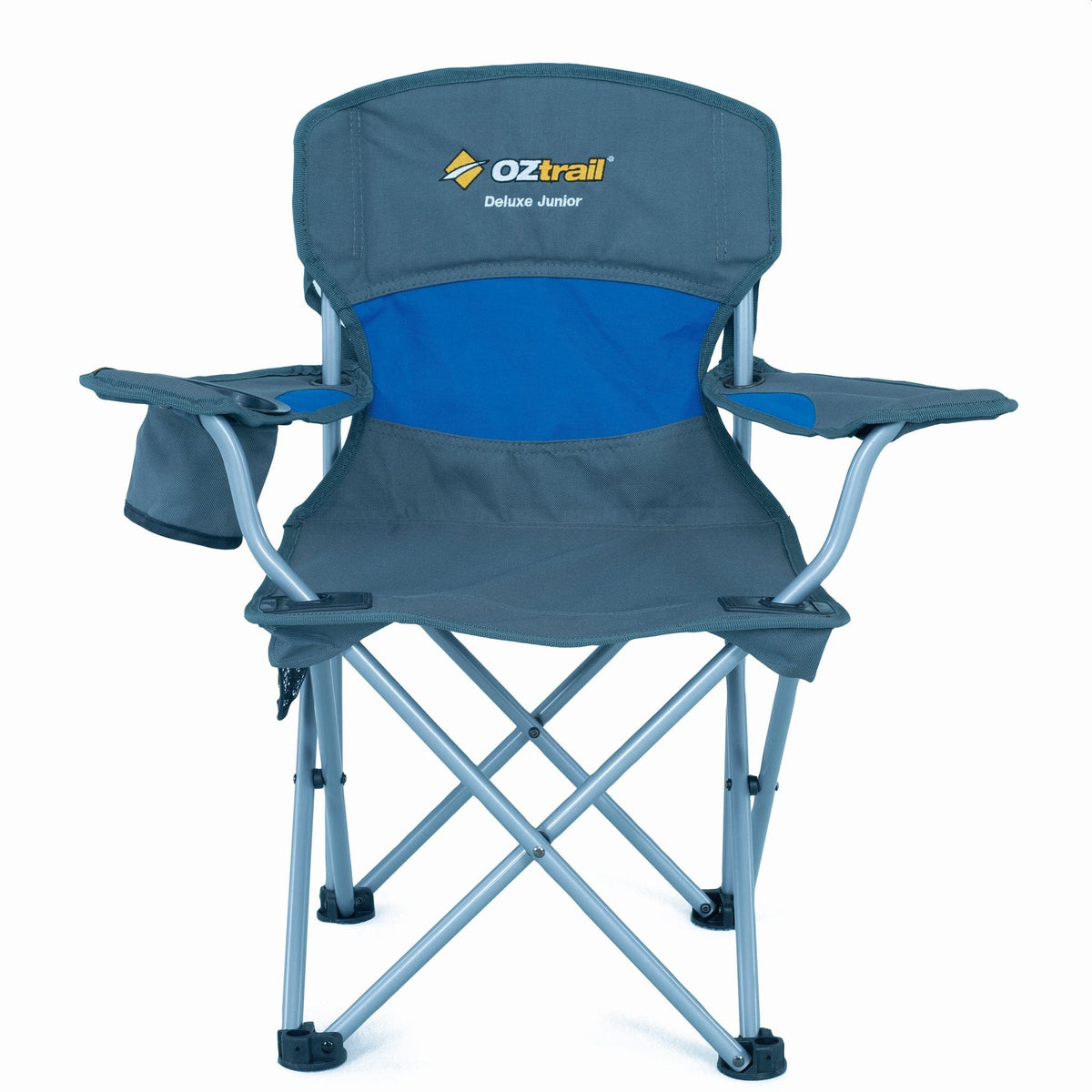 Oztrail camping chair Oztrail Deluxe Junior Chair 80kg Blue FCC-DJCB-F