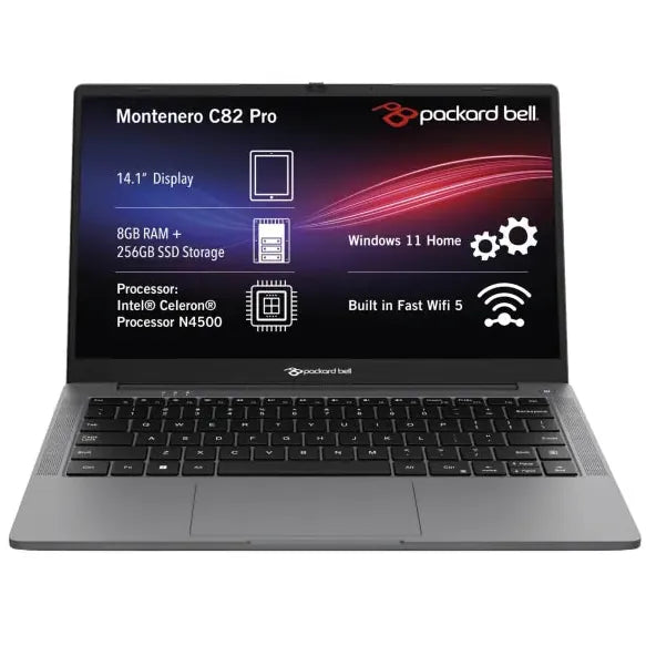PACKARD BELL Laptops Packard Bell MonteneroC82Pro 14.1" Celeron N4500 8GB+256GB SSD Win11 Laptop