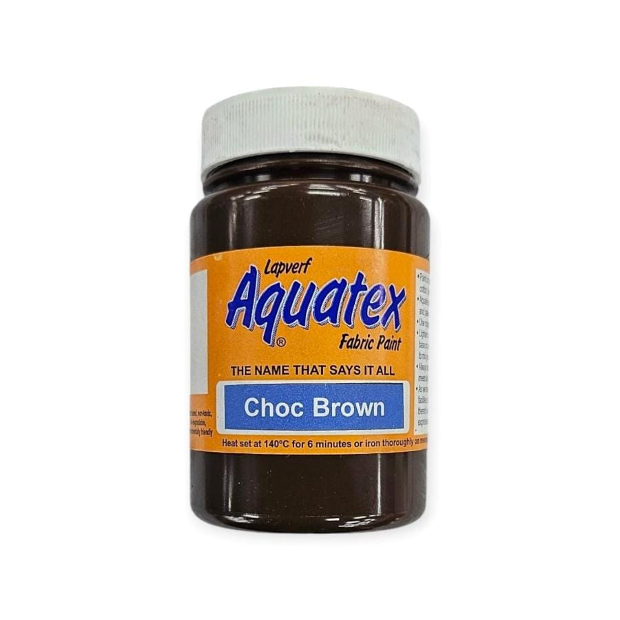 Paints HABBY Choc Brown Aquatex Fabric Paint 200ml (7682161442905)