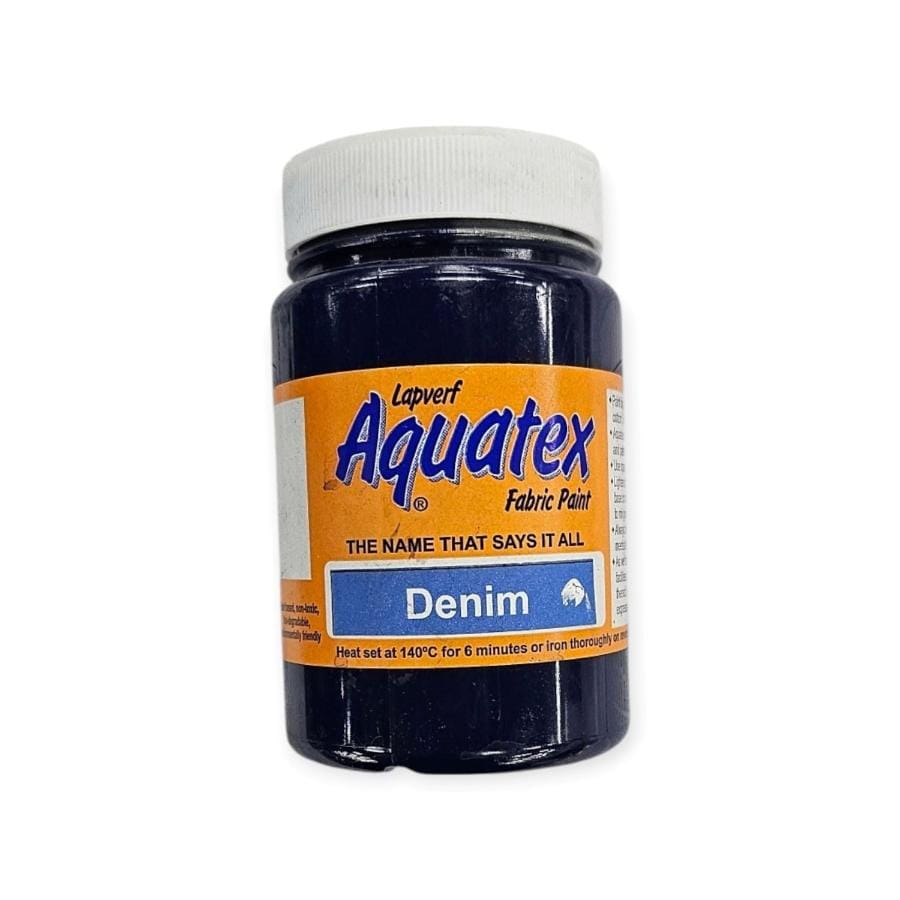Paints HABBY Denim Blue Aquatex Fabric Paint 200ml (7682161442905)