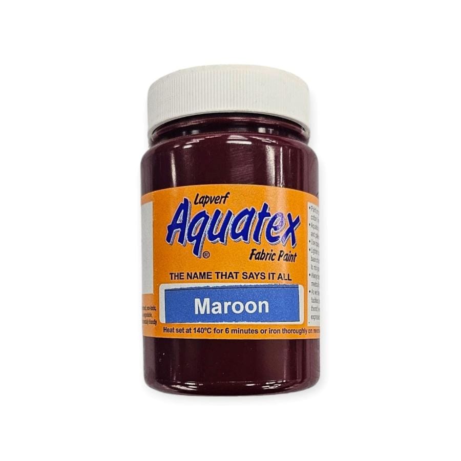 Paints HABBY Maroon Aquatex Fabric Paint 200ml (7682161442905)