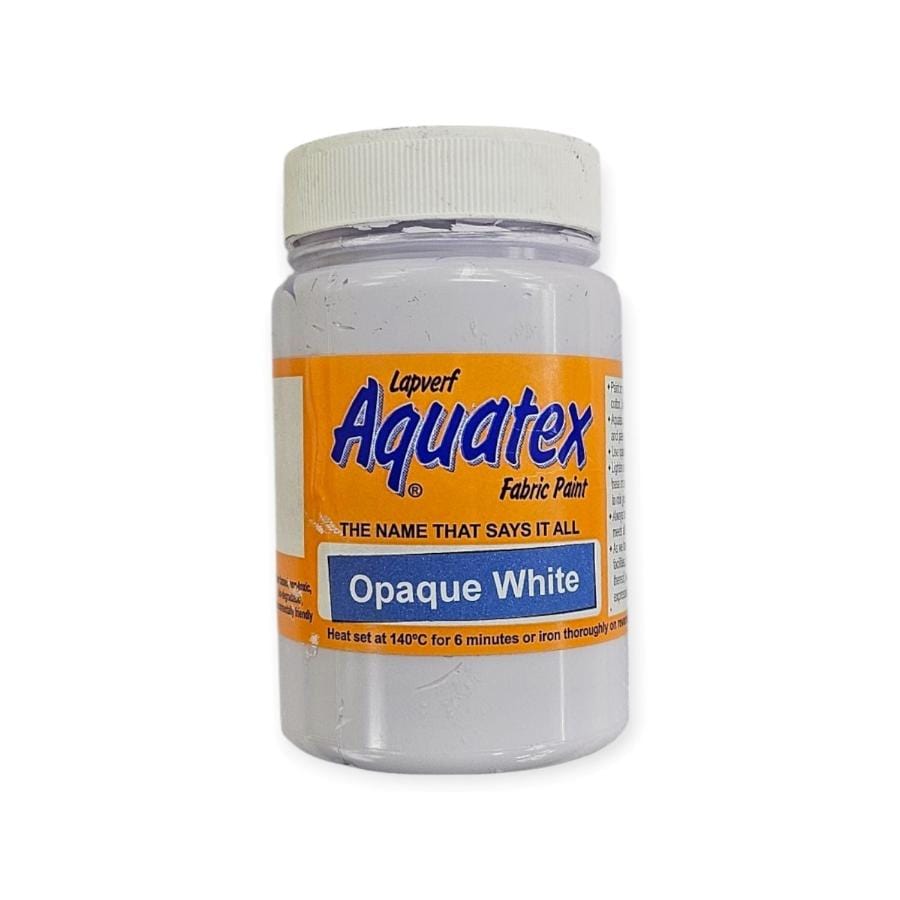 Paints HABBY Opague White Aquatex Fabric Paint 200ml (7682161442905)