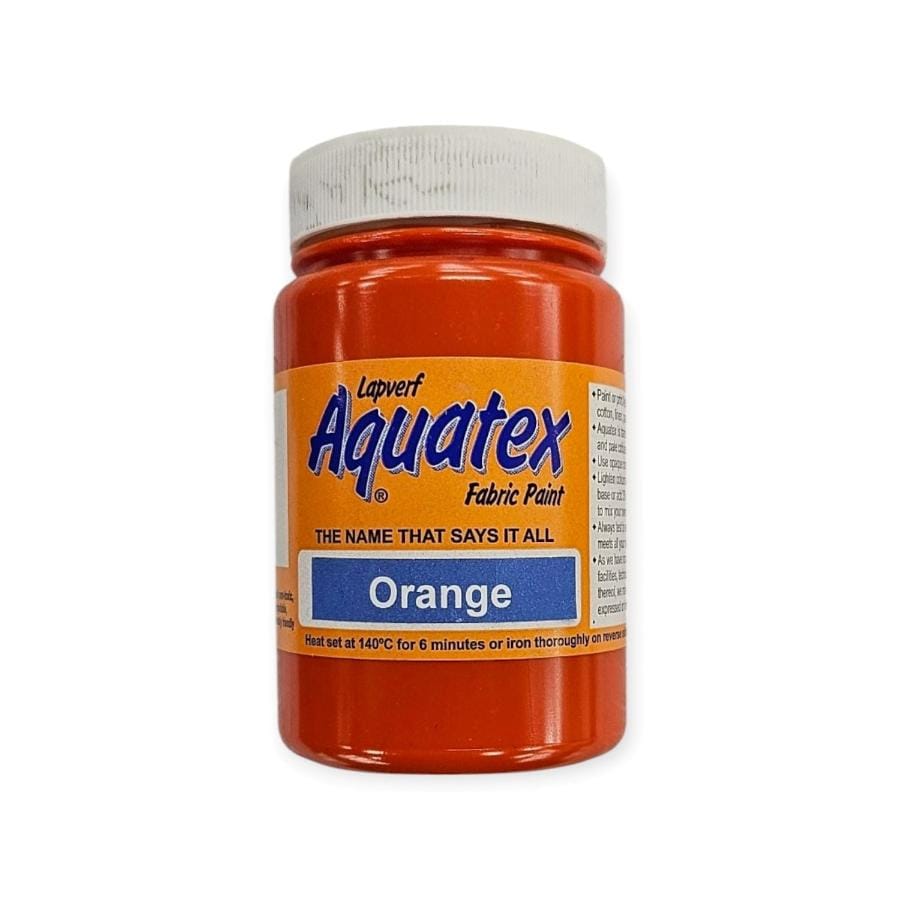 Paints HABBY Orange Aquatex Fabric Paint 200ml (7682161442905)