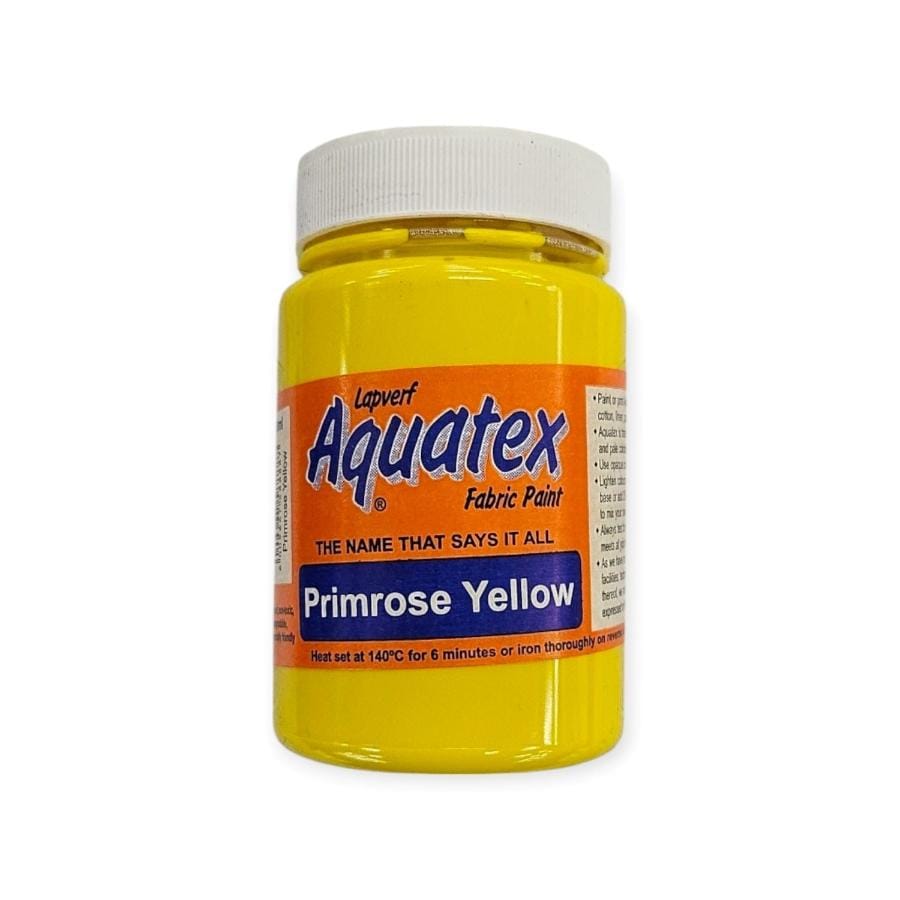 Paints HABBY Primrose Yellow Aquatex Fabric Paint 200ml (7682161442905)