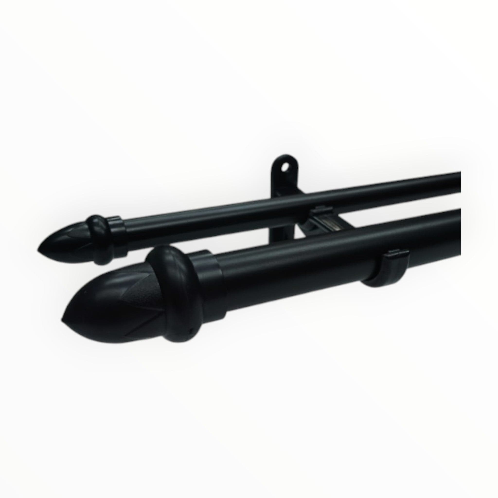 Papini Curtain Accessories Brackets Omega PVC Collection 25 / 16 mm Pack Of 2