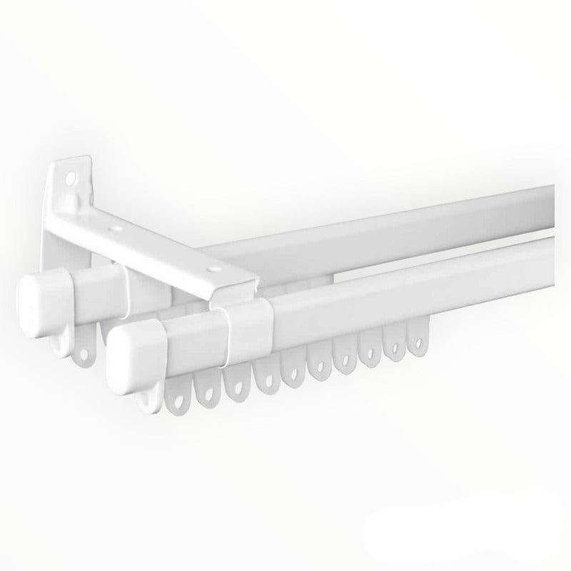 Papini Curtain Accessories C Double Brackets Metal White A036 (7719355777113)