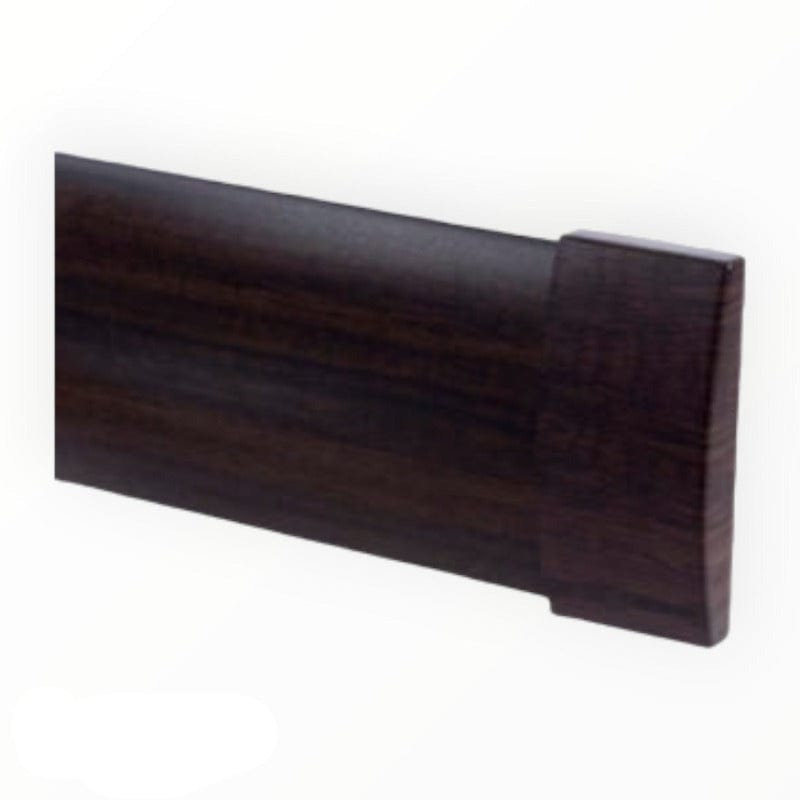 Papini Curtain Accessories End Cap PVC Mahogany DE500D 105 mm (7713561477209)
