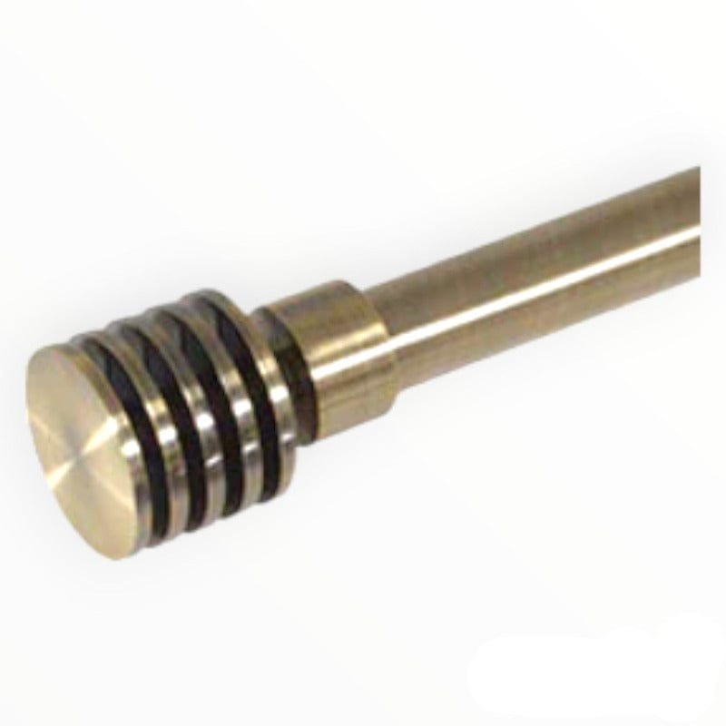 Papini Curtain Accessories Lumino Antique Brass PAB025T Finials Metal Collection 25 mm (7719468695641)