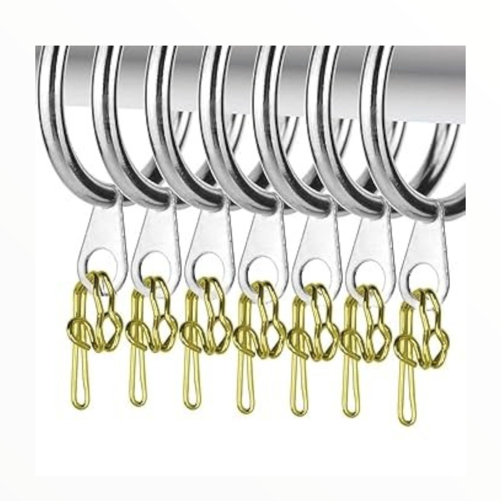 papini Curtain Accessories R7 Brassed Hooks Pack Of 200