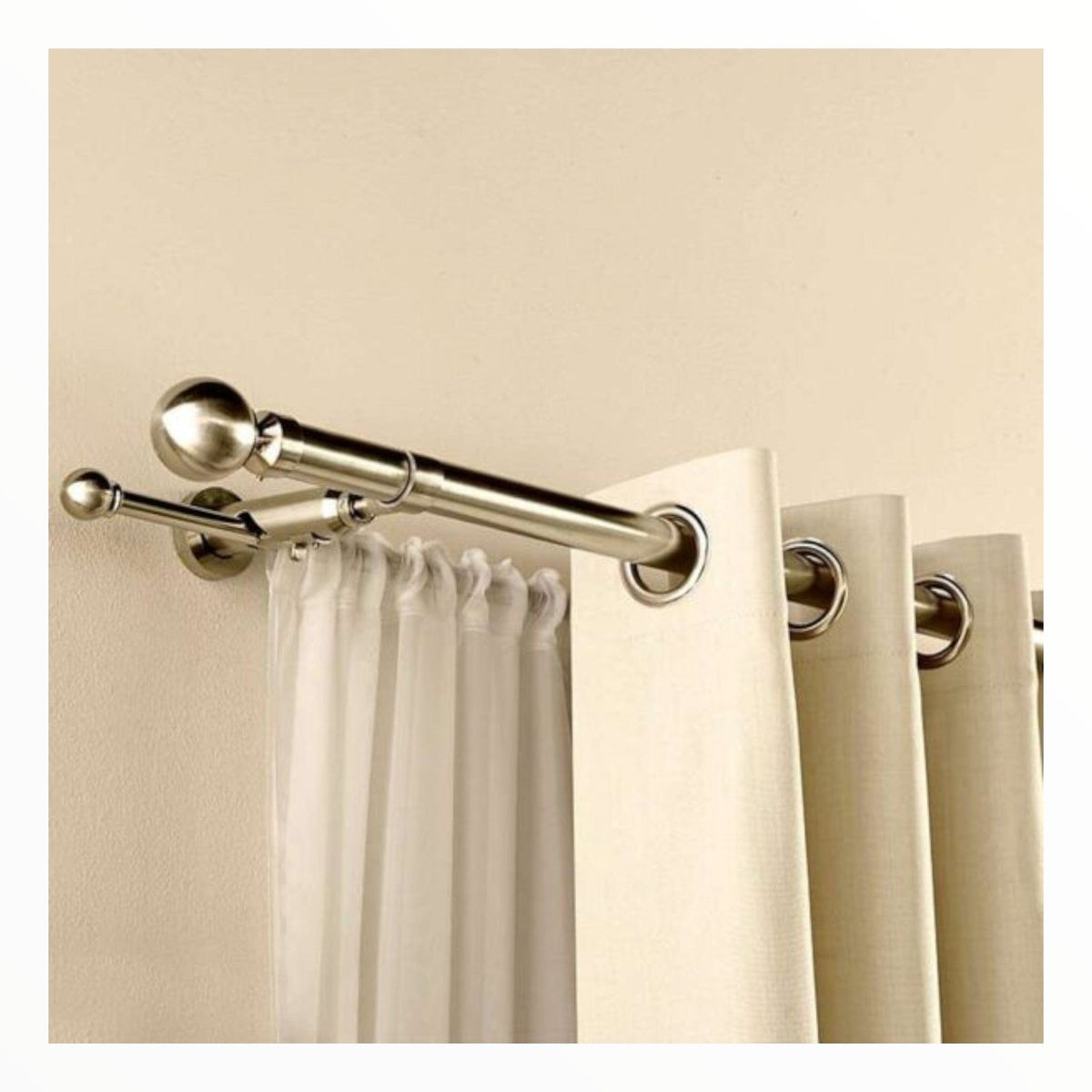 Papini curtain accessories Round PVC Bracket PVC 38/16 mm