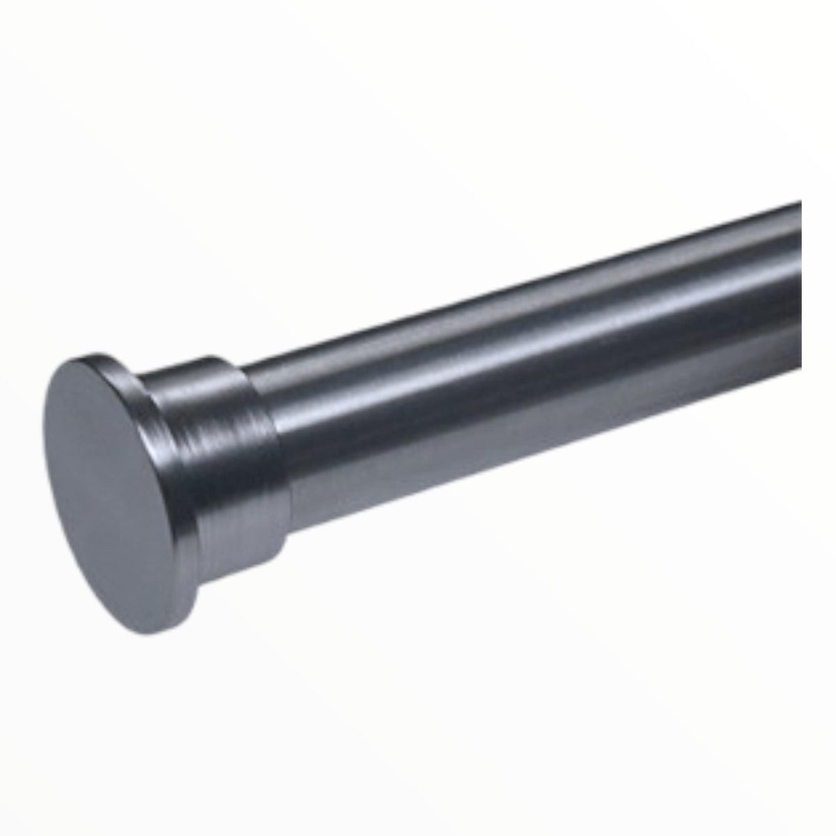 Papini Curtain Accessories Stainless Steel Flat Metal End Cap 25 mm Pack Of 2