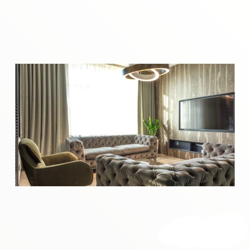 papini Curtain Fabrics Messner Curtain Stone GDK020A (7559777255513)