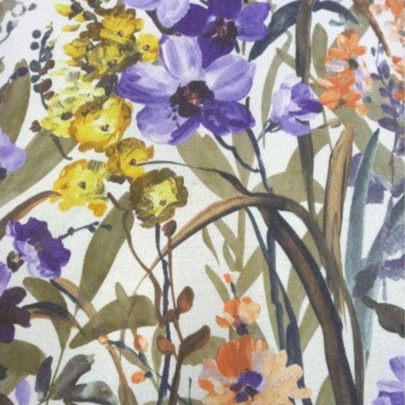 papini Curtain Material Floris Curtain Sunshine GJB001A (7544401625177)