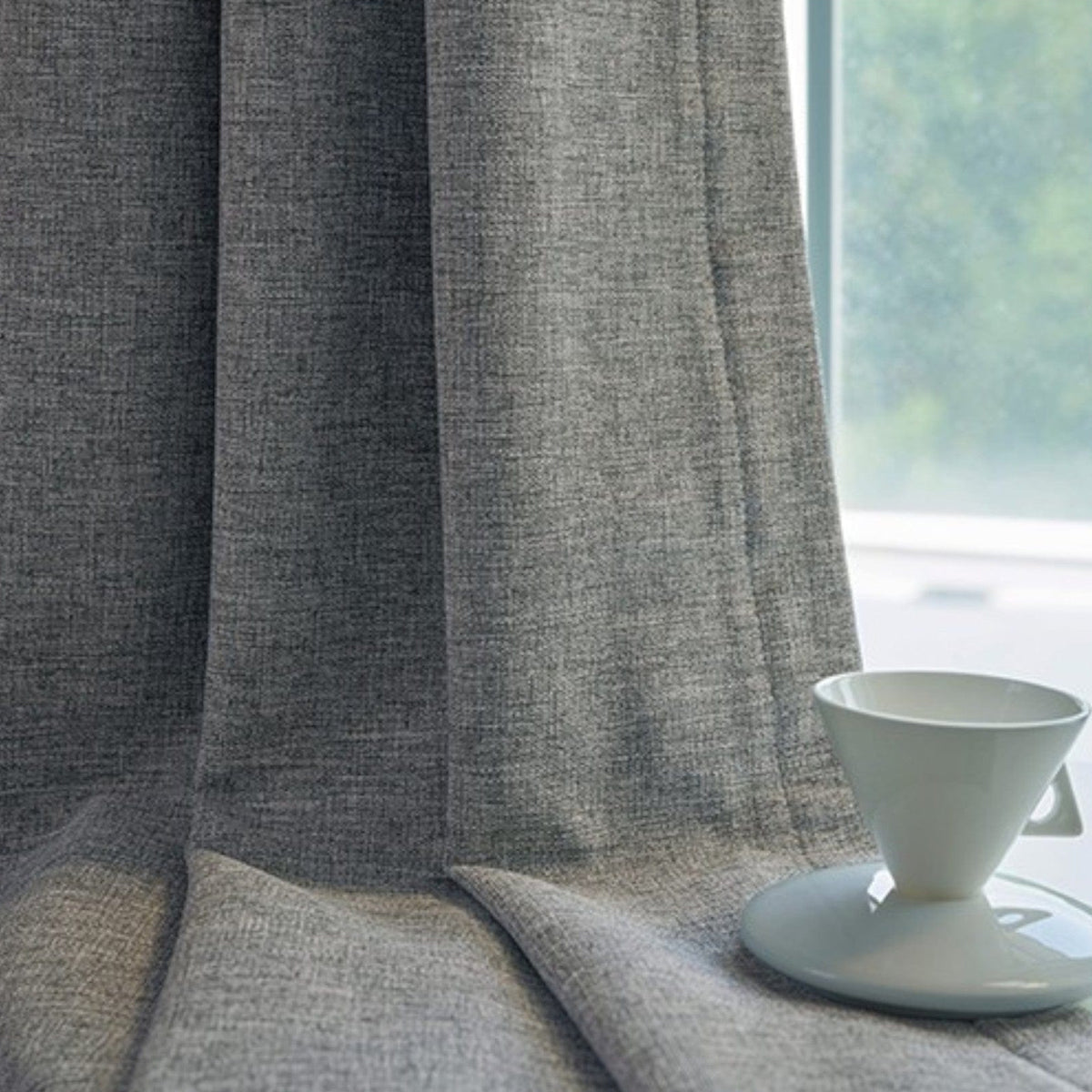 Papini Curtaining Fabric Fabric Rustico Selflined Blackout Collection 280 cm