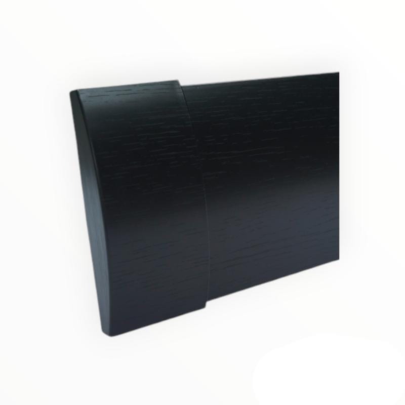 Papini END CAPS Black Papini End Caps PVC Collection 105 mm Pack Of 2 (7812120936537)