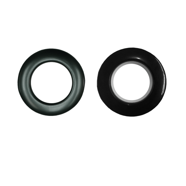 Papini Eyelet Rings Anthracite Eyelet Rings Duo 44 mm Pack Of 10