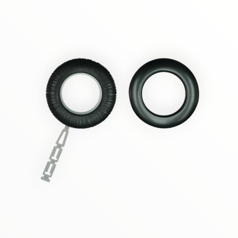 Papini Eyelet Rings Anthracite Eyelet Rings Duo Collection 44 mm Pack Of 10 (7826290475097)