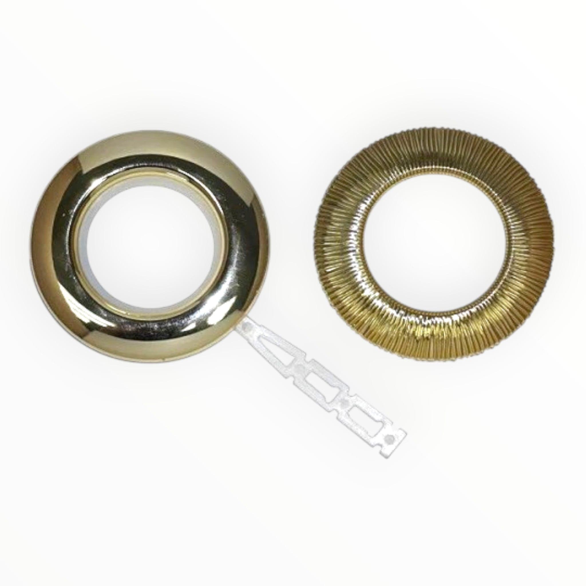 Papini Eyelet Rings Bright Gold Eyelet Rings Duo 44 mm Pack Of 10