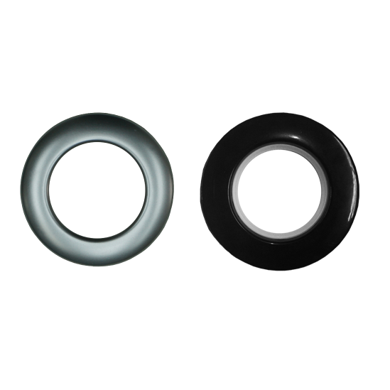 Papini Eyelet Rings Brushed Silver Eyelet Rings Duo 44 mm Pack Of 10