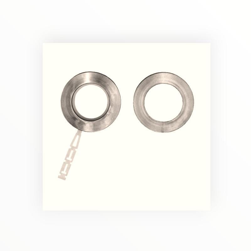Papini Eyelet Rings Chrome Eyelet  Rings Contempo Collection 44.5 mm Pack Of 10 (7826282676313)