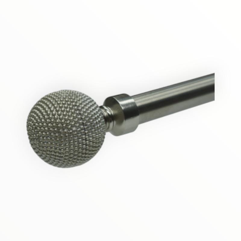 Papini Finial Stainless Steel Papini Mace Finial Collection 25 mm Pack Of 2 (7826275795033)