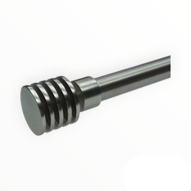 Papini FINIALS Lumino Stainless Steel PSS005T Papini Finials Metal Collection 25 mm (7719468695641)