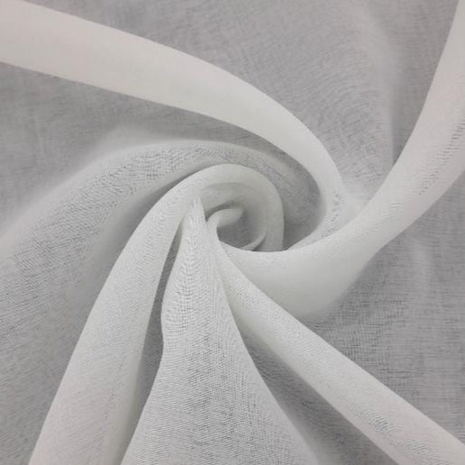 Papini Lace & Voile Fabrics Voile Beyounce White GFH014A 300 cm (7809865089113)