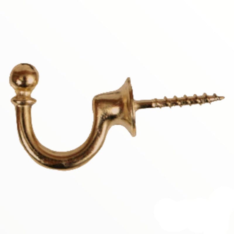 Papini Metal Tie Back Hooks Brass N506 Metal Tie Back Hooks Collection (7768874319961)