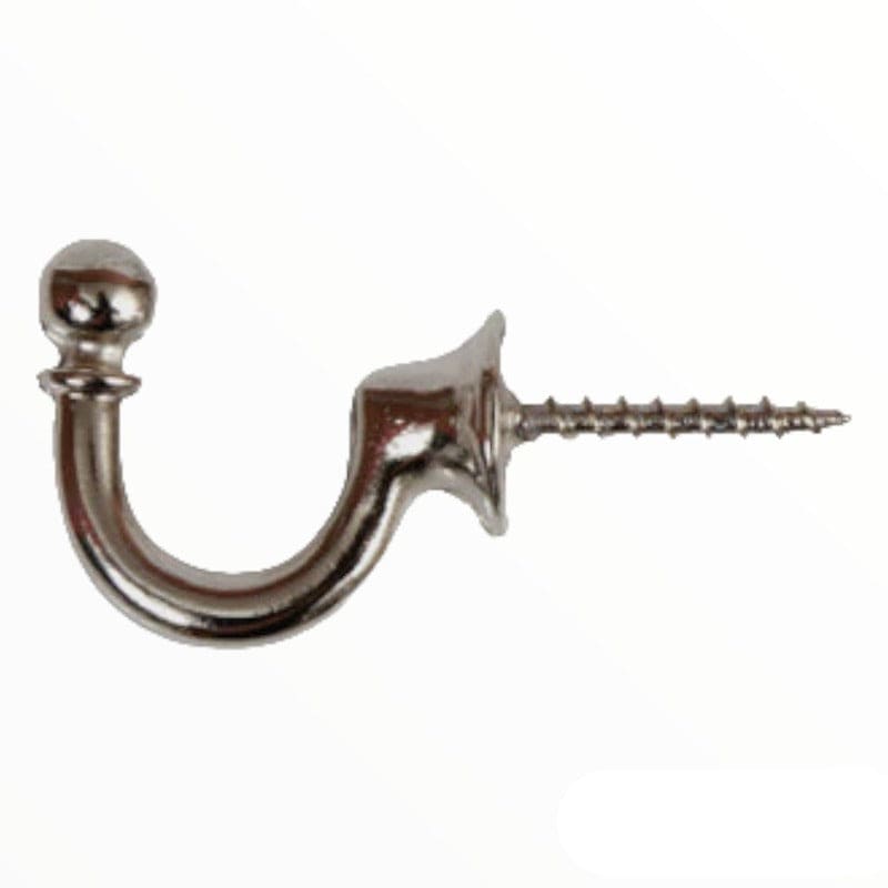 Papini Metal Tie Back Hooks Chrome N512 Metal Tie Back Hooks Collection (7768874319961)