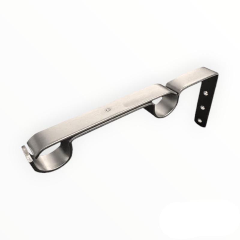 Papini Rod Bracket Stainless Steel PSS243T Double Flat Bracket 32 mm Collection (7775867961433)