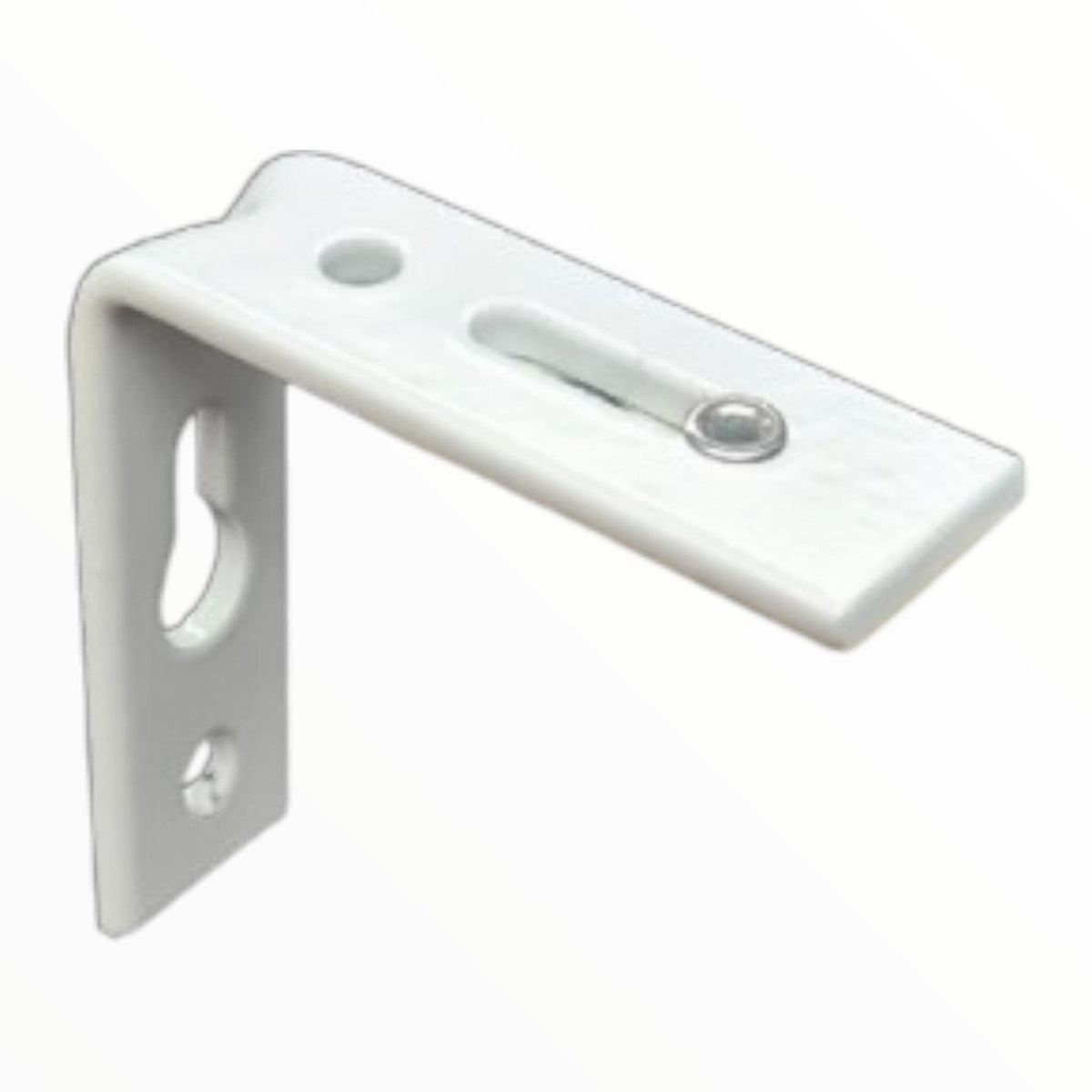 Papini Rod Bracket White Single 3/60mm Versatile Brackets White Pack Of 2