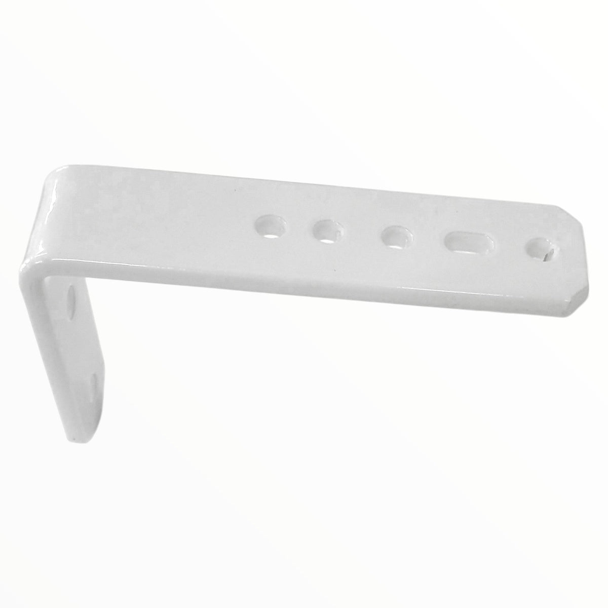 Papini Rod Bracket White Single 3/90 mm Versatile Brackets White Pack Of 2