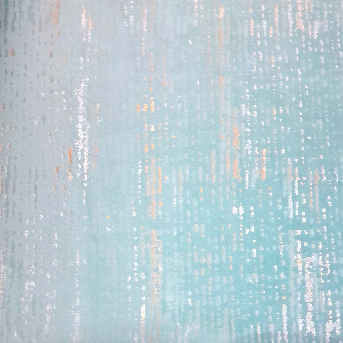 Papini Velvet Fabric Duckegg Foil Velvet Curtain/Upholstery Fabric 280 cm