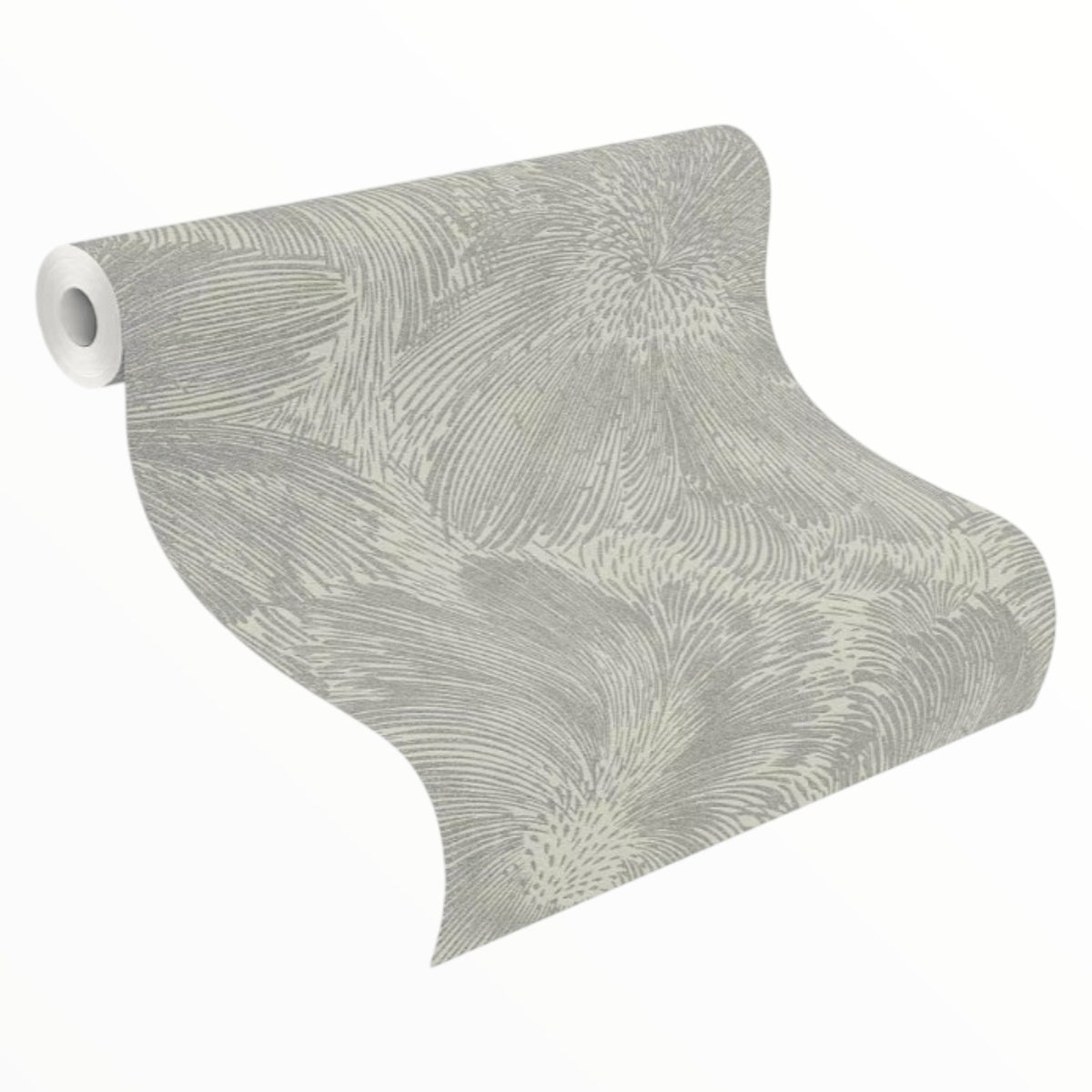 Papini Wallpaper Silver Kristal Wallpaper Roll 0.53m x 10.0m