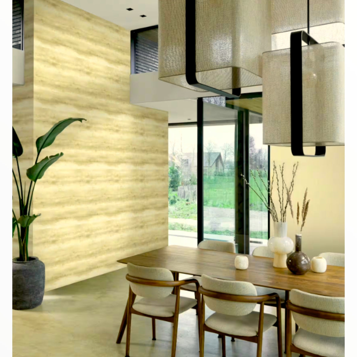 Papini Wallpaper Stratos Cognac Wallpaper Roll 0.53m x 10 m