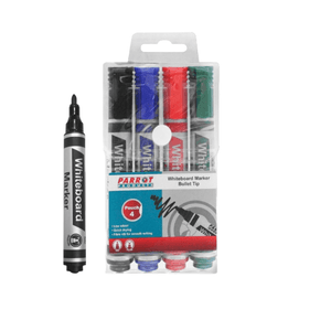 Parrot School Stationery Parrot White Board Marker 4 Pack (7409319051353)