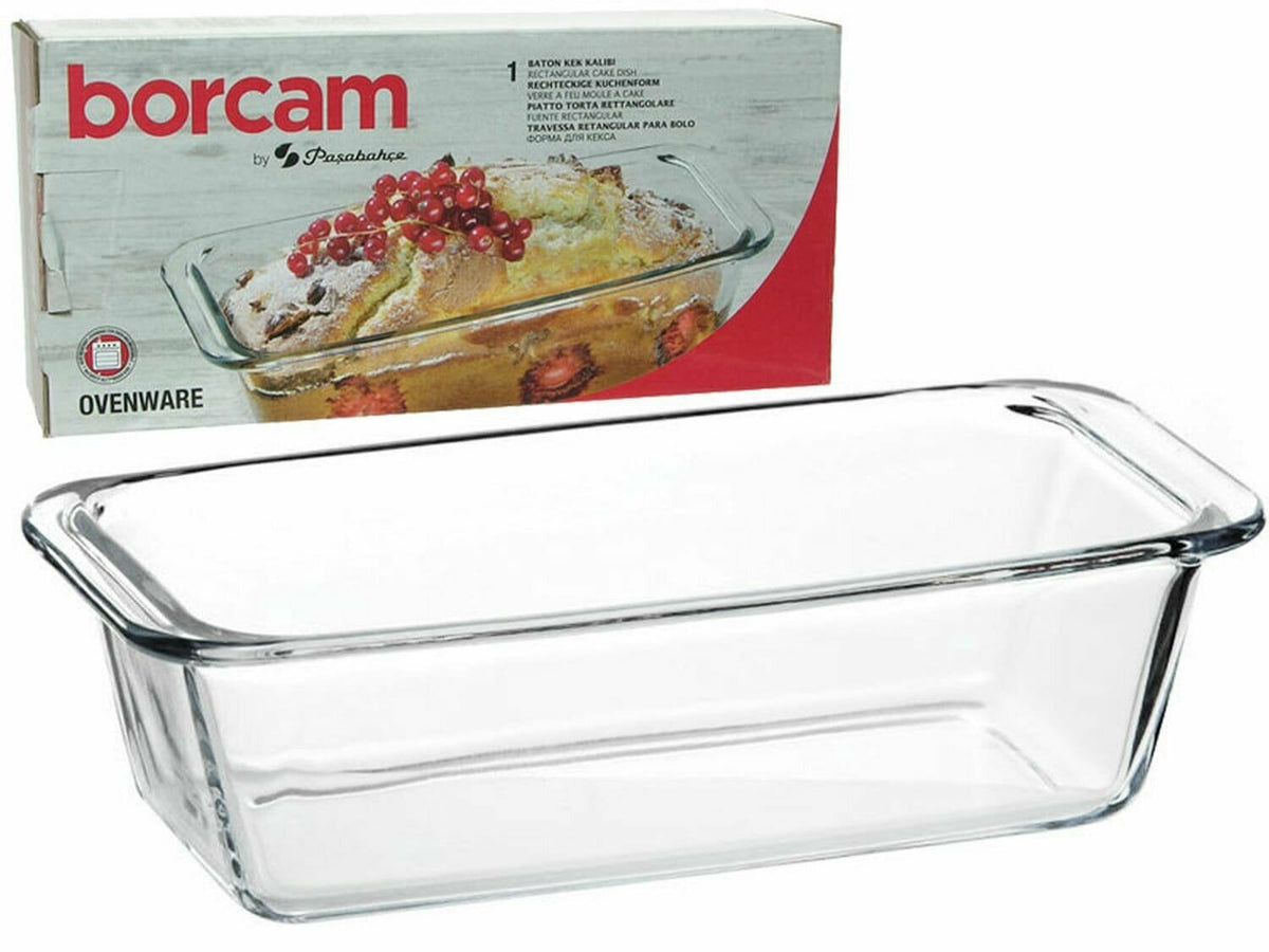 Pasabahce GRILL Pasabahce Borcam Loaf Glass Dish Cake (7405356286041)