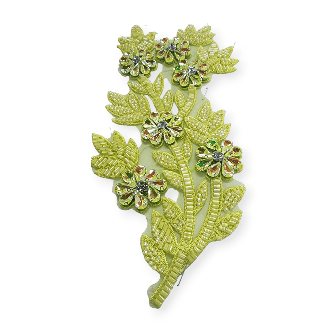 PATCHES Habby Beaded Patches XDH3898 Lime (7409318395993)