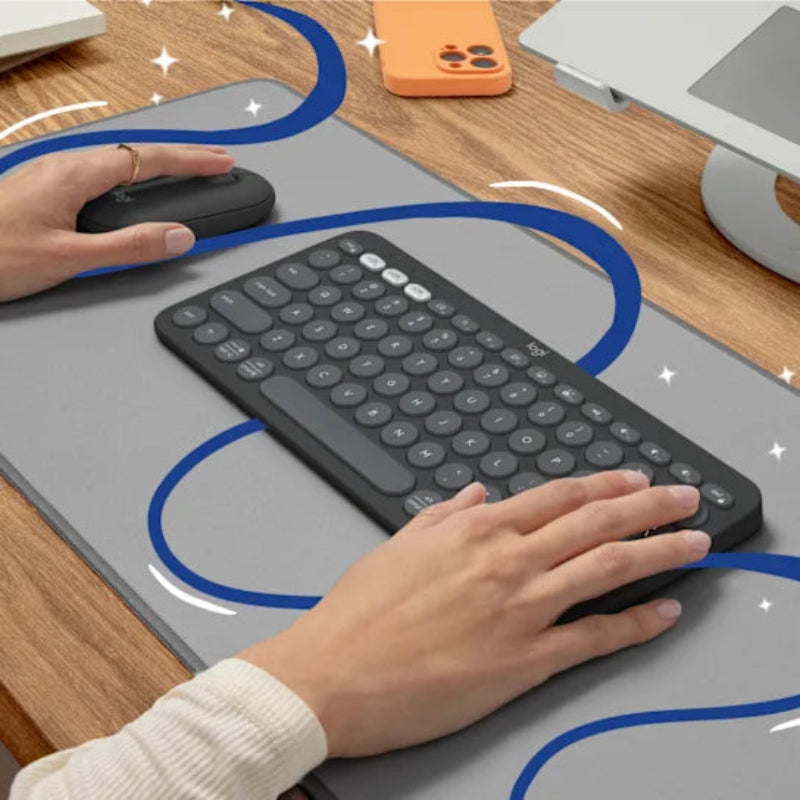 Logitech Pebble Keys 2 K380s Bluetooth Keyboard - Graphite 920-011851.