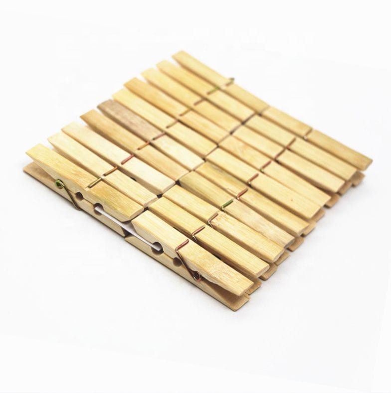 Pegs Promotions Bamboo Pegs 20 Piece (2061857259609)