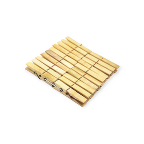 Pegs Promotions Bamboo Pegs 20 Piece (2061857259609)