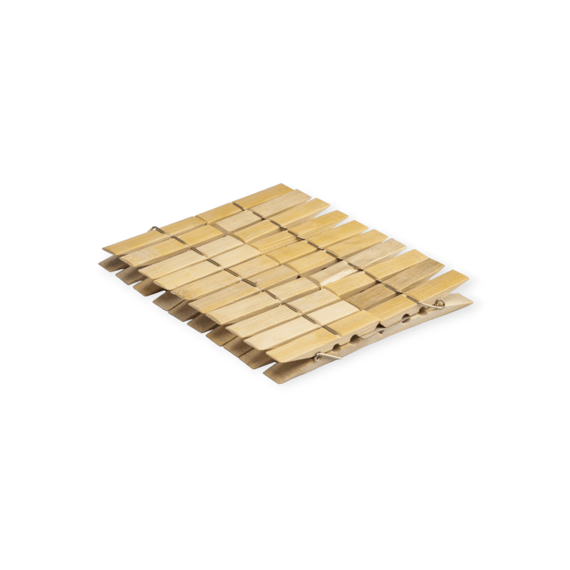 Pegs Promotions Bamboo Pegs 20 Piece (2061857259609)