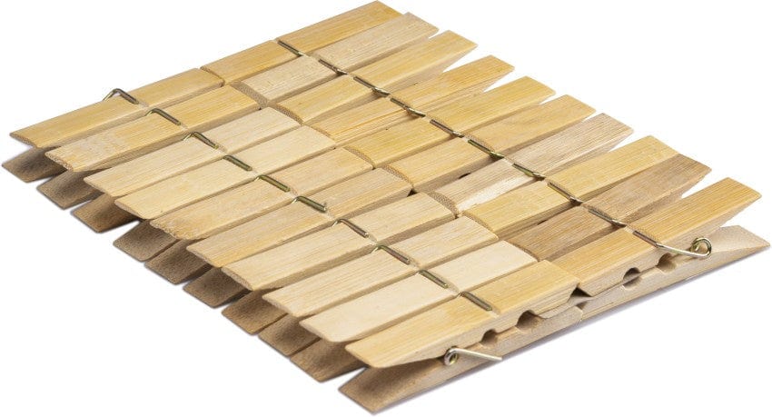 Pegs Promotions Bamboo Pegs 20 Piece (2061857259609)