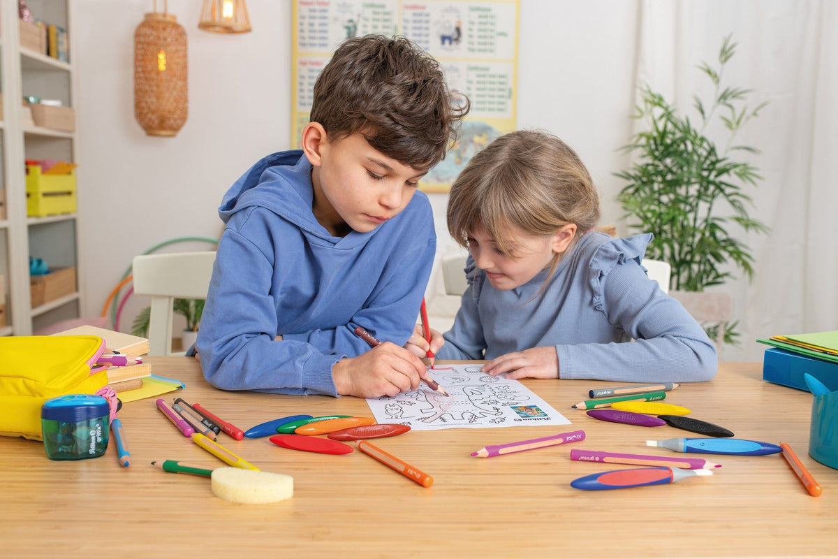 Pelikan Pencil Pelikan Griffix School Brush Set With Brush Band 3-piece Set 700726