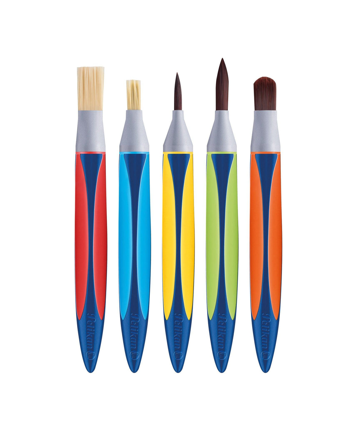 Pelikan Pencil Pelikan Griffix School Brush Set With Brush Band 3-piece Set 700726