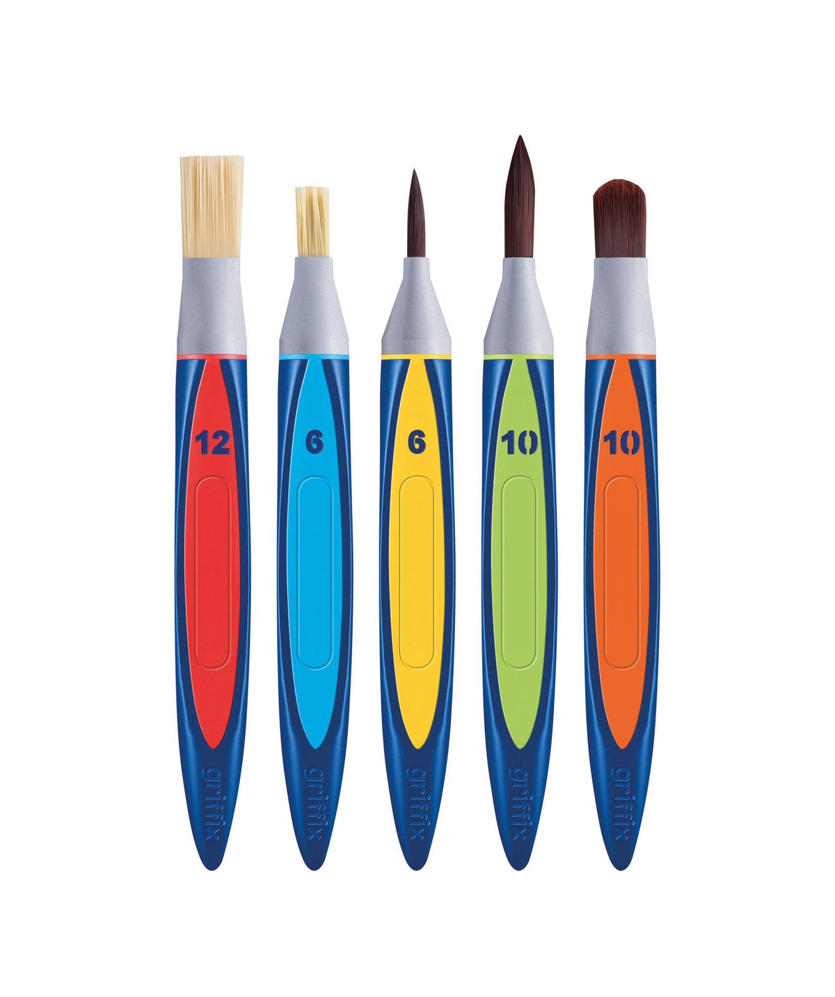 Pelikan Pencil Pelikan Griffix School Brush Set With Brush Band 5-Piece Set 700733