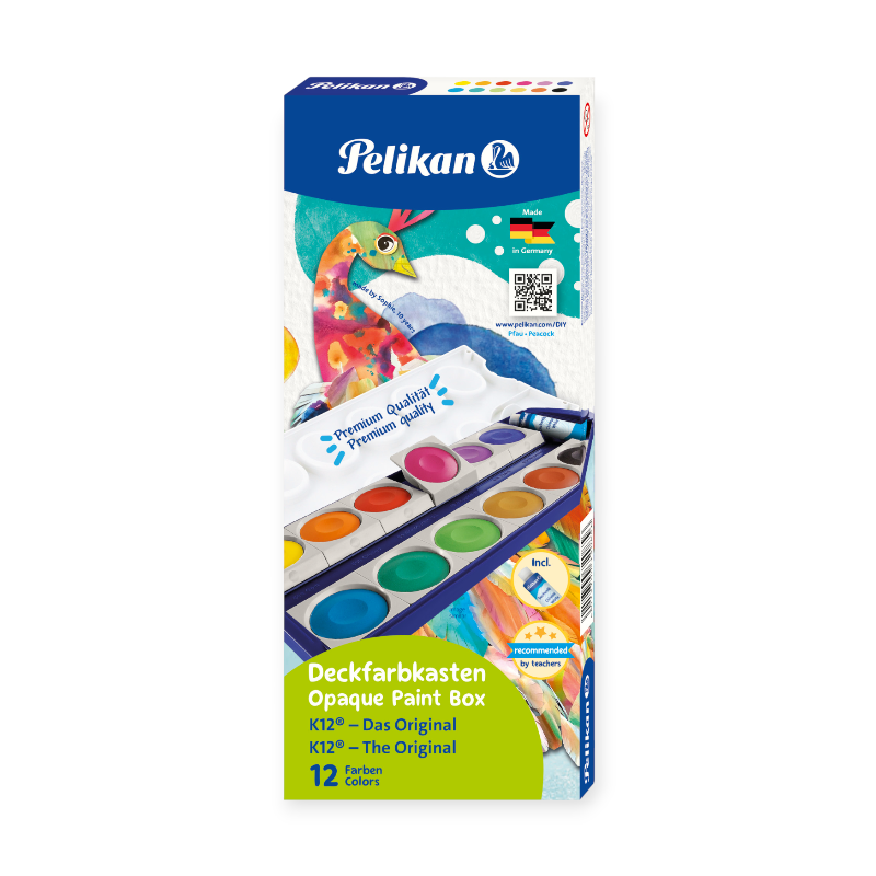 Pelikan Pencil Pelikan K12 International Paint Box Folding Box (Peacock) 720854