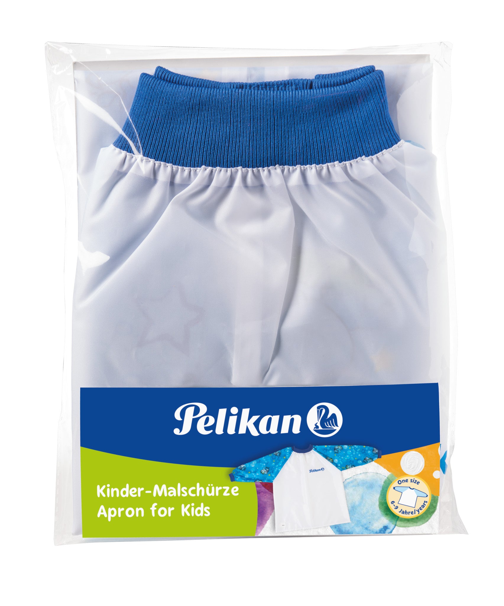 Pelikan Pencil Pelikan Painting Apron With Velcro Closure And Hanging Loop Blue 105346